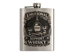 Emotional Support Whiskey heupfles